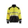 Sweat shirt zippé haute visibilité Blaklader Classe 2 Jaune / Noir M