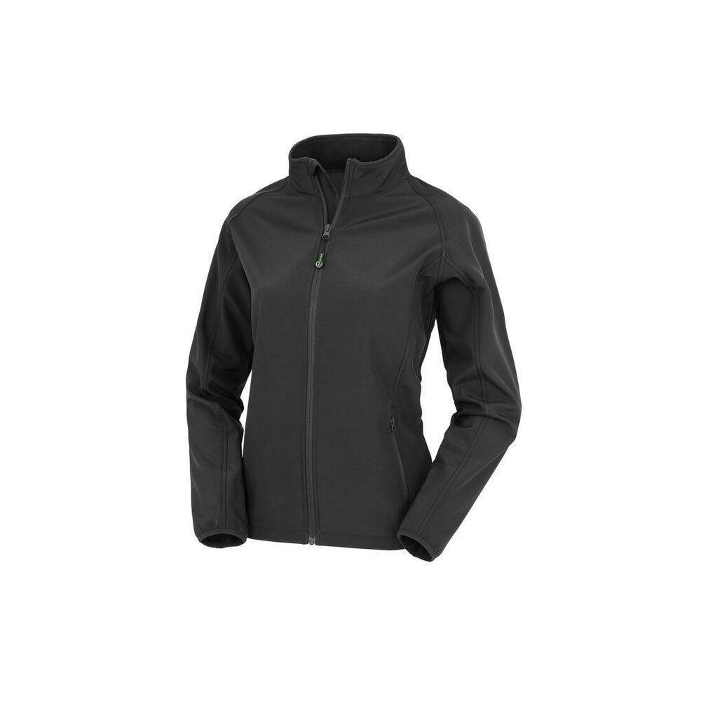 Veste softshell ecoresponsable en polyester recyclé FEMME Result Noir XXL-0