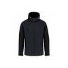 Veste softshell a capuche amovible KARIBAN Noir M