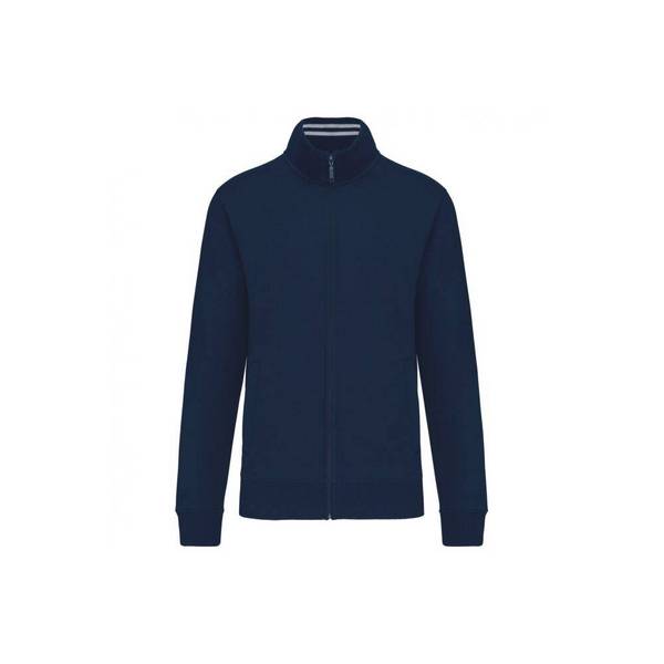 Veste molleton zippée KARIBAN Bleu Marine 3XL