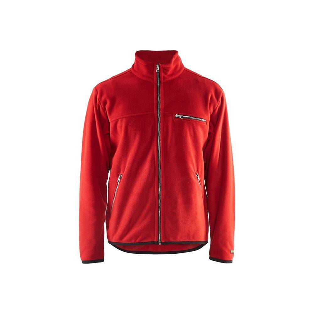 Veste micropolaire Blaklader col molletonné Rouge XS