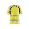 T-shirt haute visibilité anti-UV Blaklader Jaune / Marine 4XL