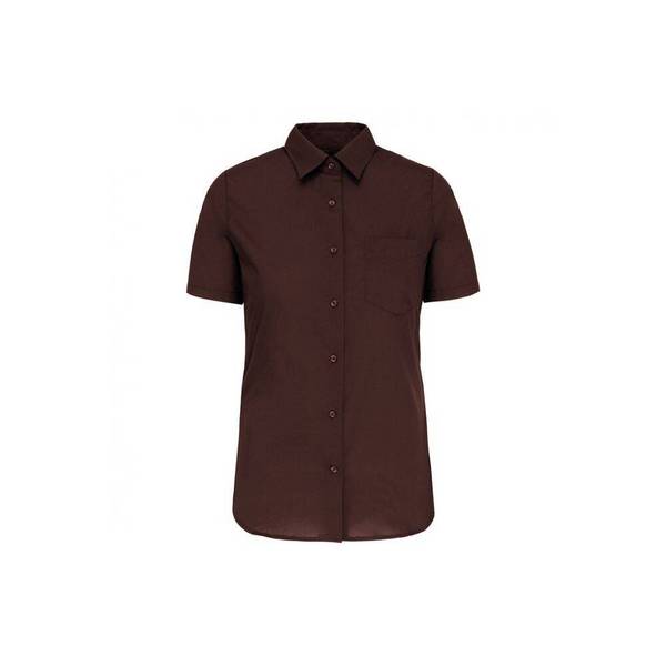 Chemise manches courtes femme Kariban Marron 3XL