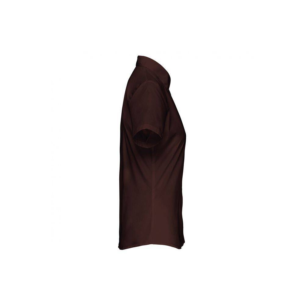 Chemise manches courtes femme Kariban Marron 3XL-2