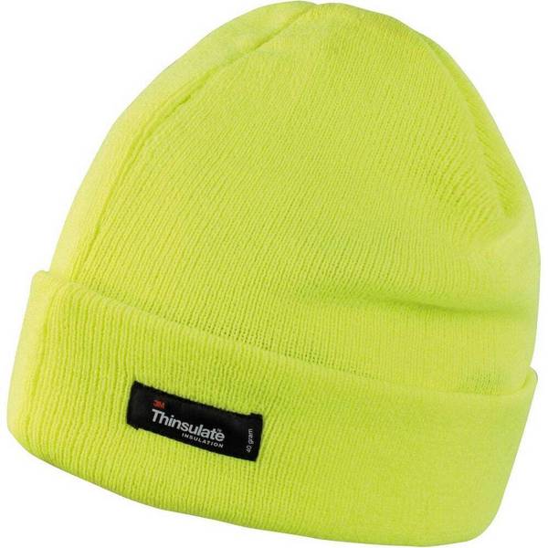 Bonnet de travail léger Thinsulate Result Jaune Unique