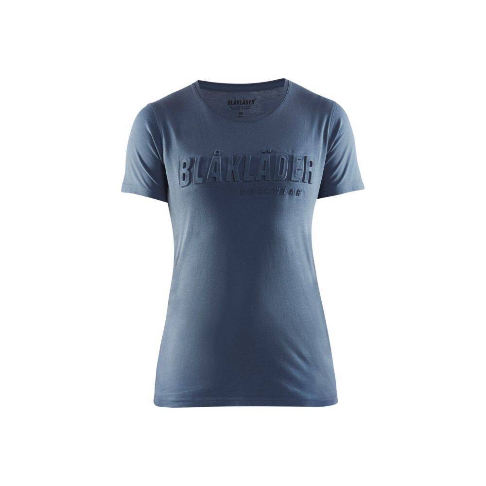 T-shirt imprimé 3D FEMME BLAKLADER Bleu Gris XS