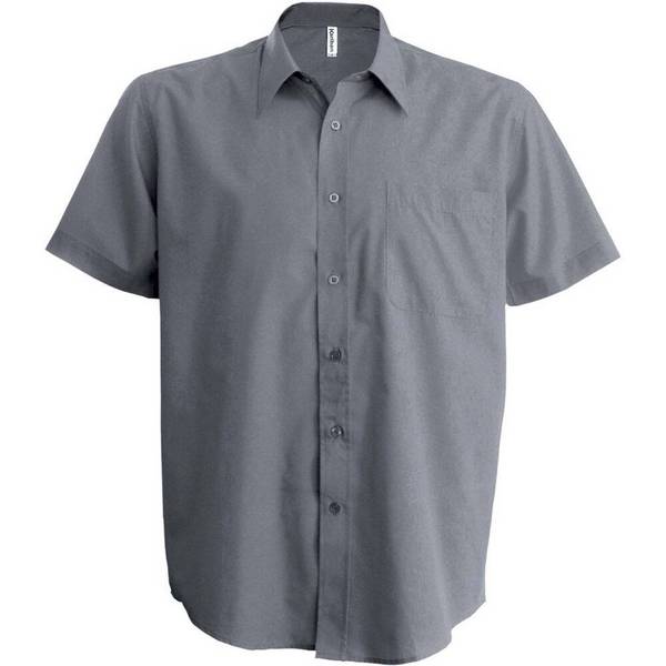 Chemise manches courtes Kariban Gris Clair 6XL