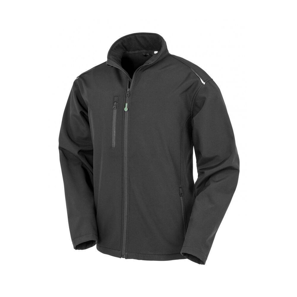 Veste de travail softshell recyclée Result Noir S-0