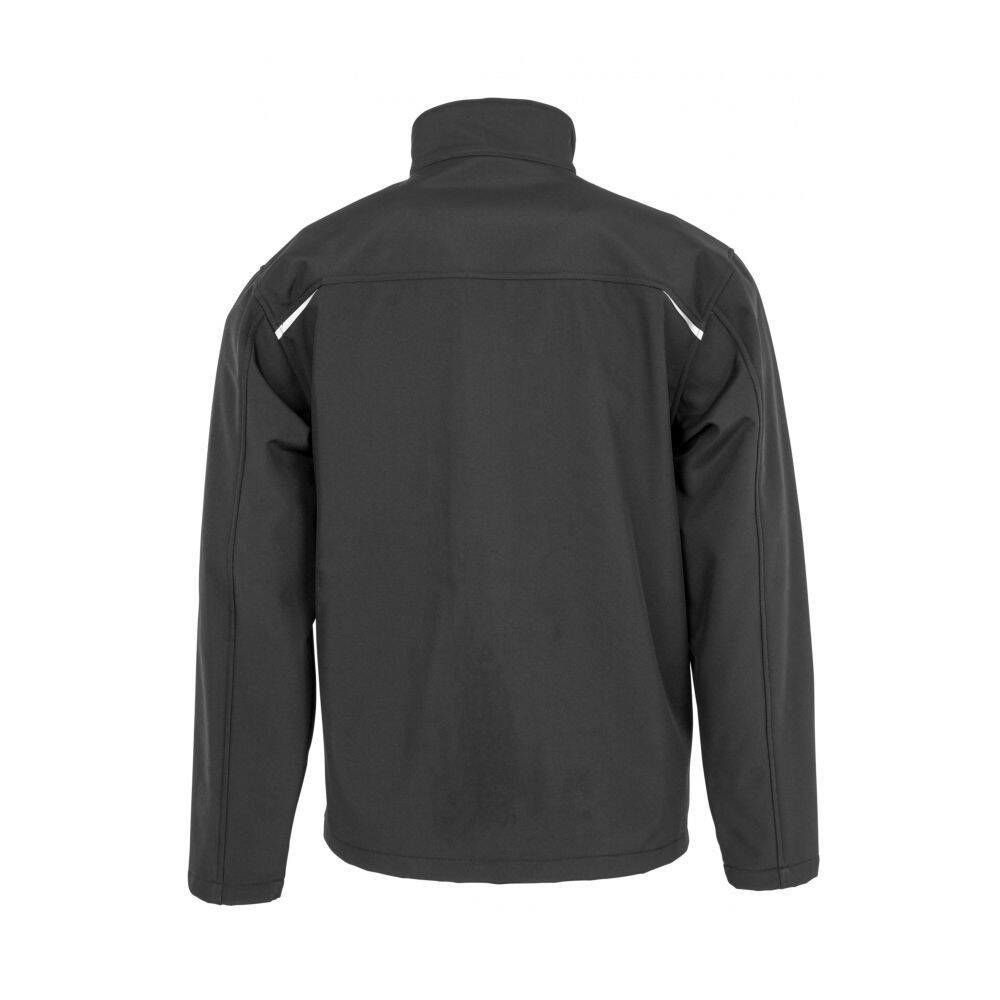 Veste de travail softshell recyclée Result Noir S-1