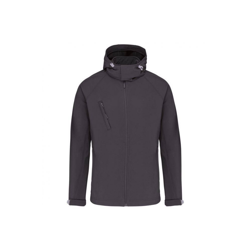 Veste softshell a capuche amovible KARIBAN Gris M-0