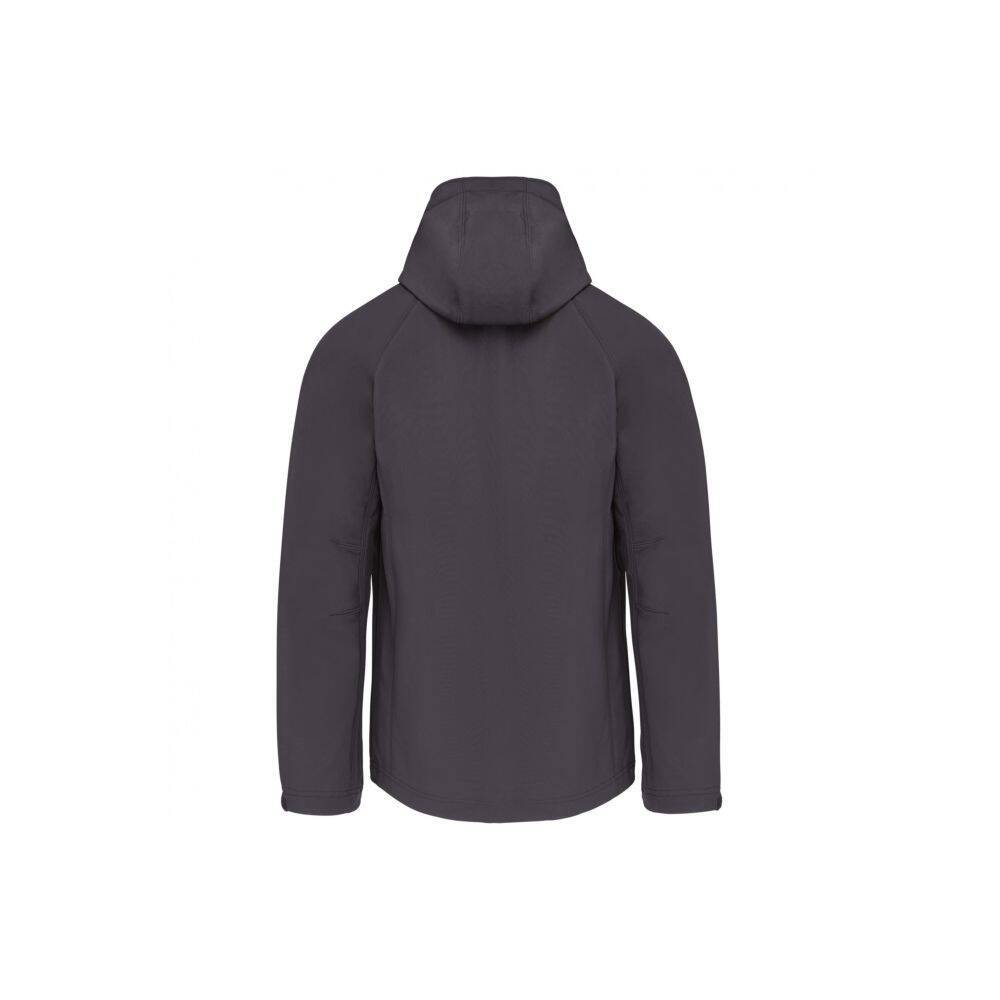 Veste softshell a capuche amovible KARIBAN Gris M-1