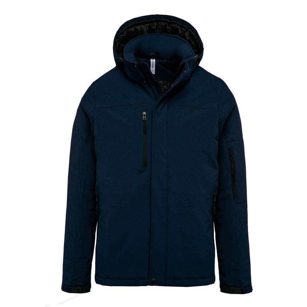 Parka softshell doublée à capuche homme Kariban Bleu Marine XL