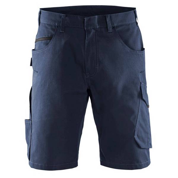 Short de travail Blaklader Ripstop Marine Foncé / Noir 40
