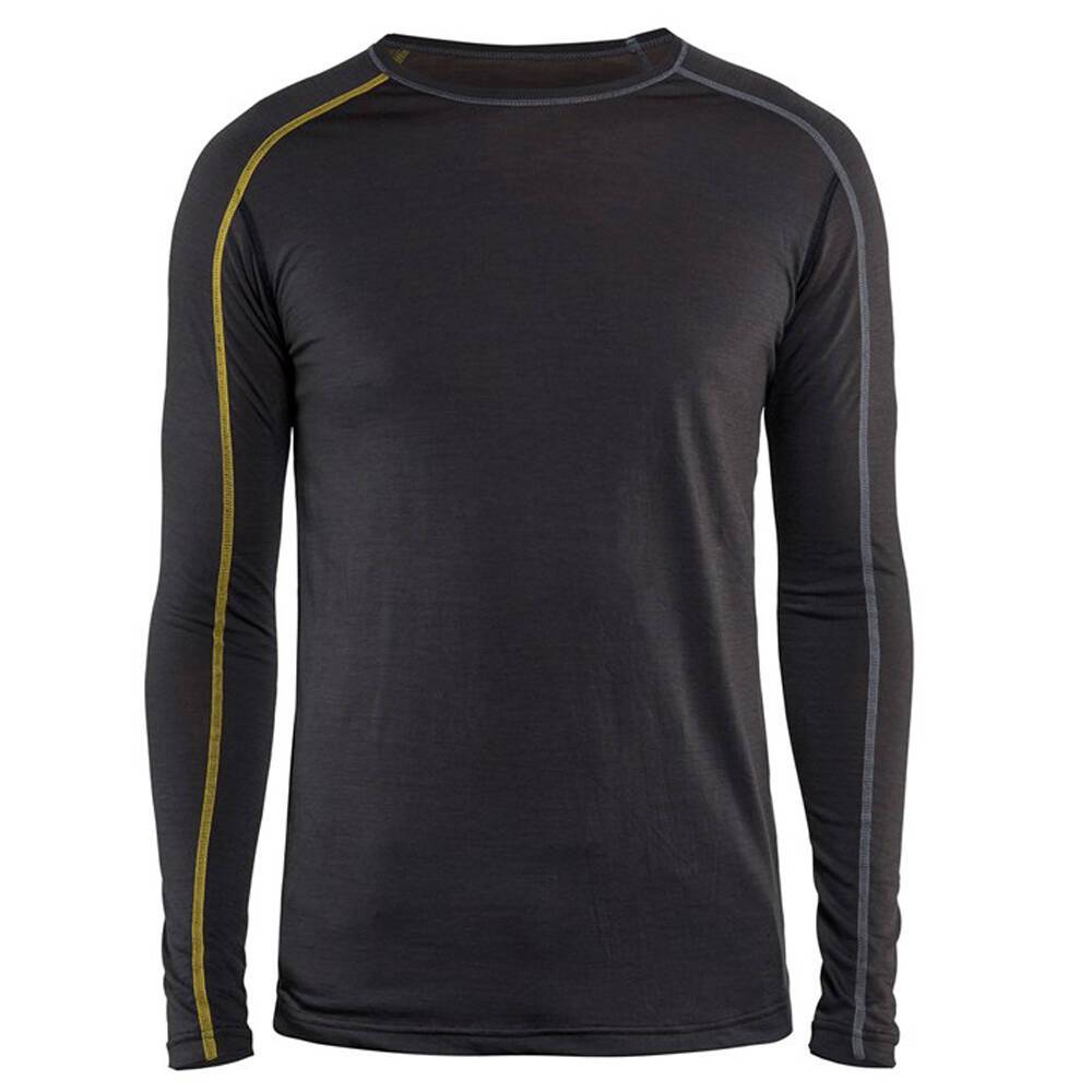 Haut de sous-vêtements Blaklader Xlight manches longues Gris Foncé / Jaune 3XL