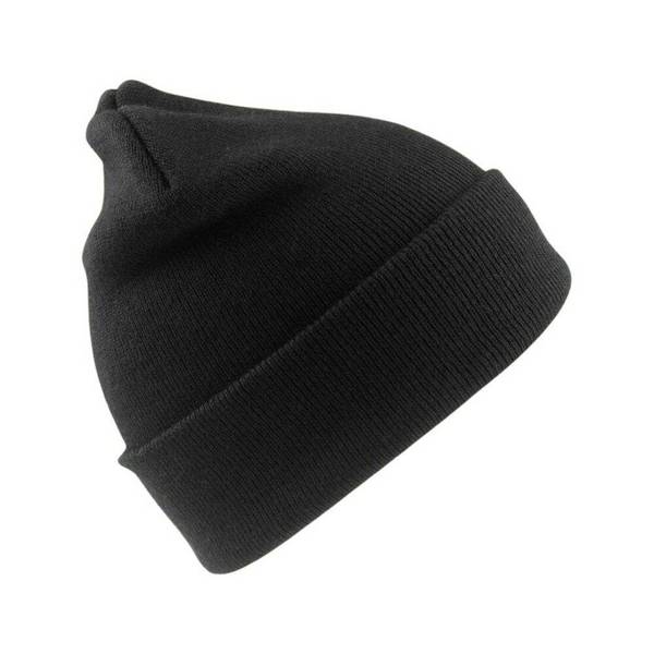 Bonnet avec isolation thermique en acrylique recyclé Result Noir Unique