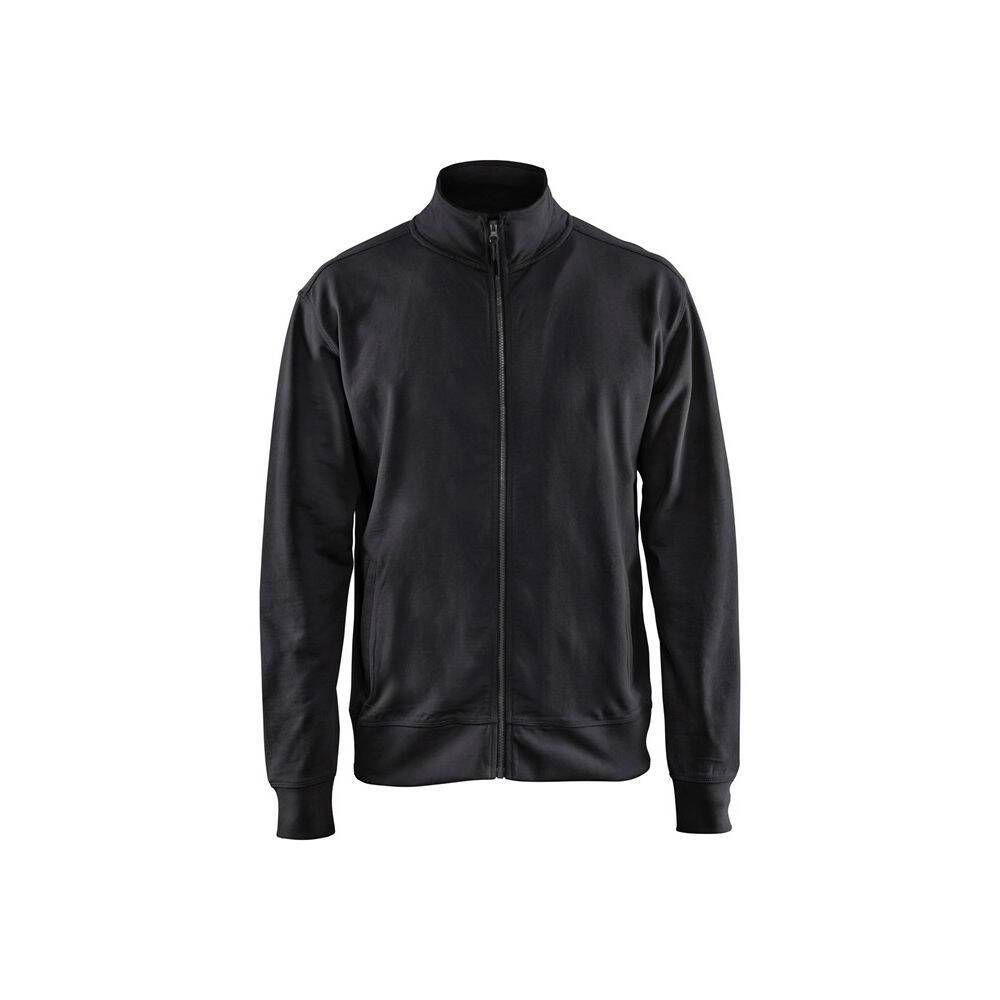 Sweat- shirt de travail Blaklader zippé 100% coton Noir 3XL-0