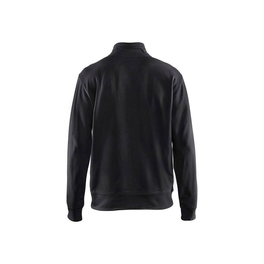 Sweat- shirt de travail Blaklader zippé 100% coton Noir 3XL-1