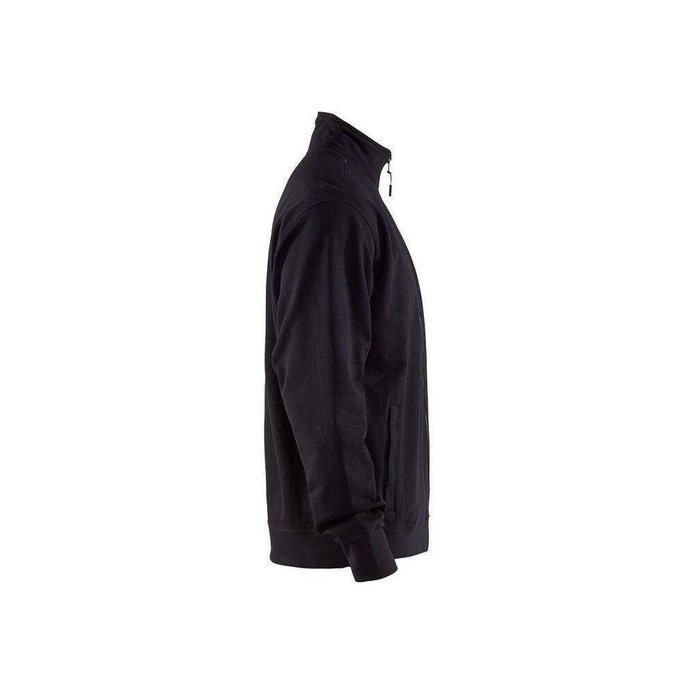 Sweat- shirt de travail Blaklader zippé 100% coton Noir 3XL-2