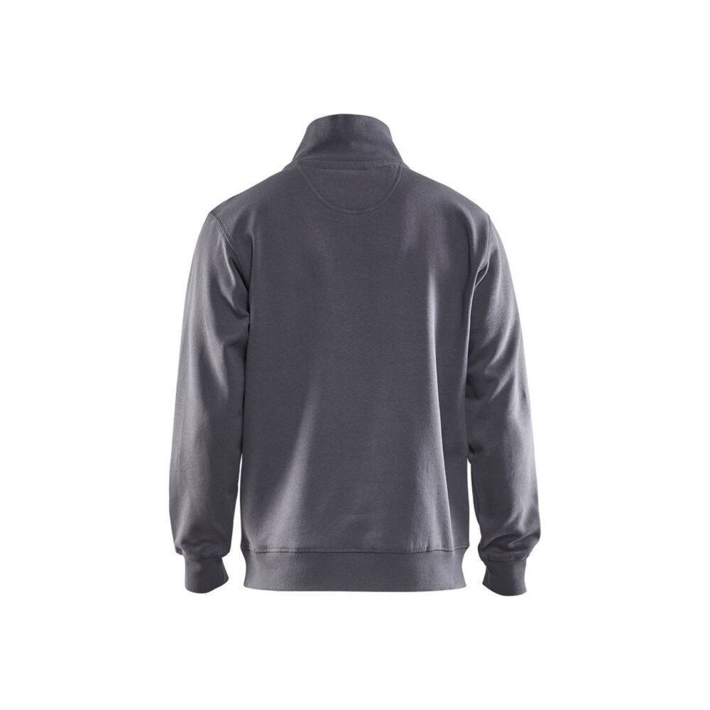 Sweat de travail col camionneur Blaklader Gris 4XL-1
