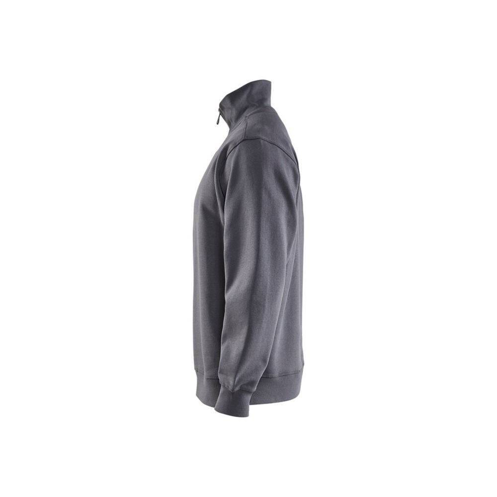 Sweat de travail col camionneur Blaklader Gris 4XL-3