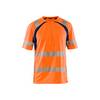 T-shirt haute visibilité anti-UV Blaklader Orange / Marine L