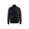 Sweat col camionneur Blaklader 100% coton Noir XL