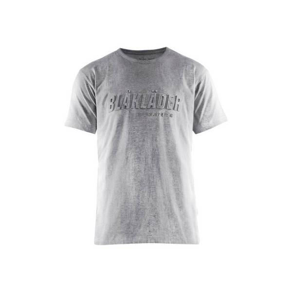T-shirt imprimé 3D HOMME BLAKLADER Gris S