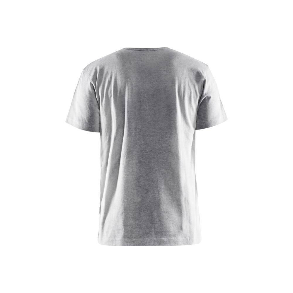 T-shirt imprimé 3D HOMME BLAKLADER Gris S-1