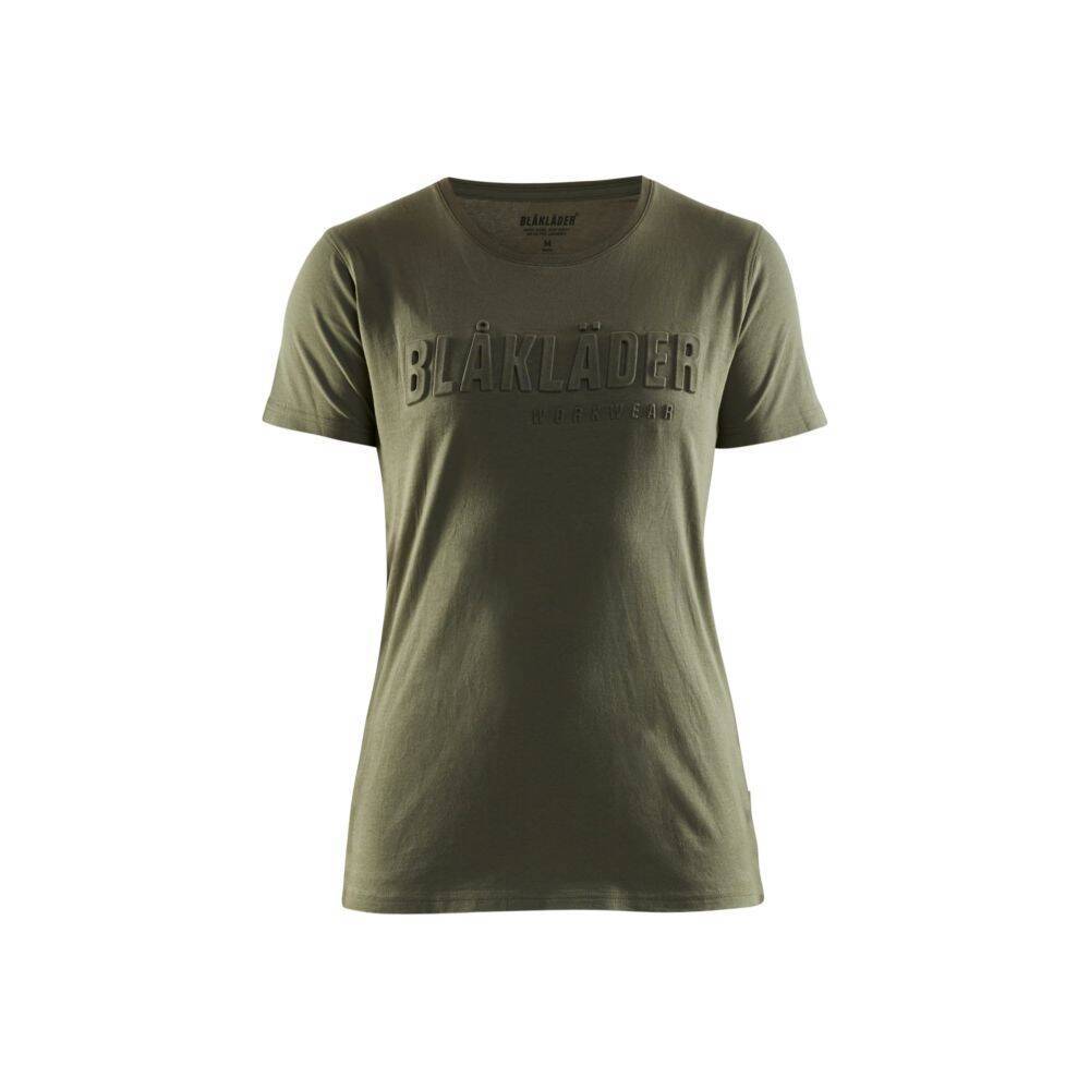 T-shirt imprimé 3D FEMME BLAKLADER Vert Armée XXL-0