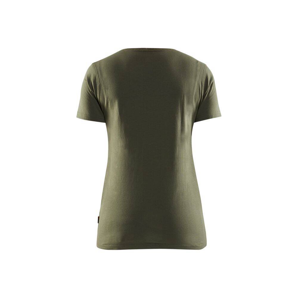 T-shirt imprimé 3D FEMME BLAKLADER Vert Armée XXL-1