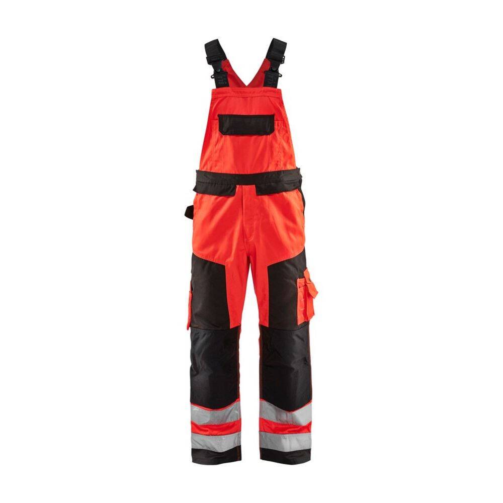Cotte à bretelles haute visibilité Blaklader taille ajustable-0