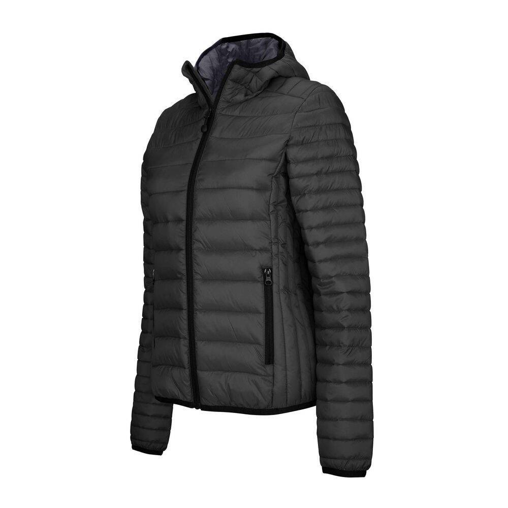 Doudoune légère capuche femme Kariban Noir S-0