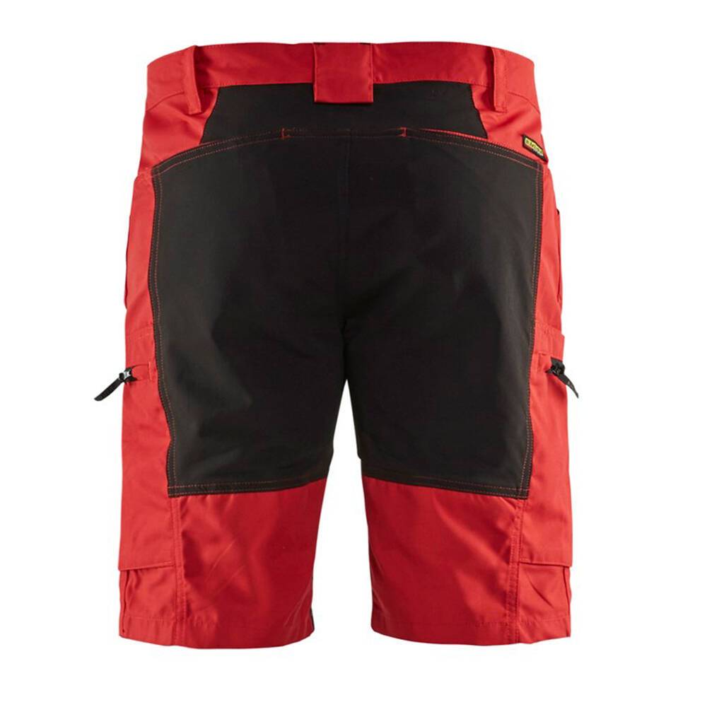 Short de travail services Blaklader STRETCH Rouge / Noir 44-1
