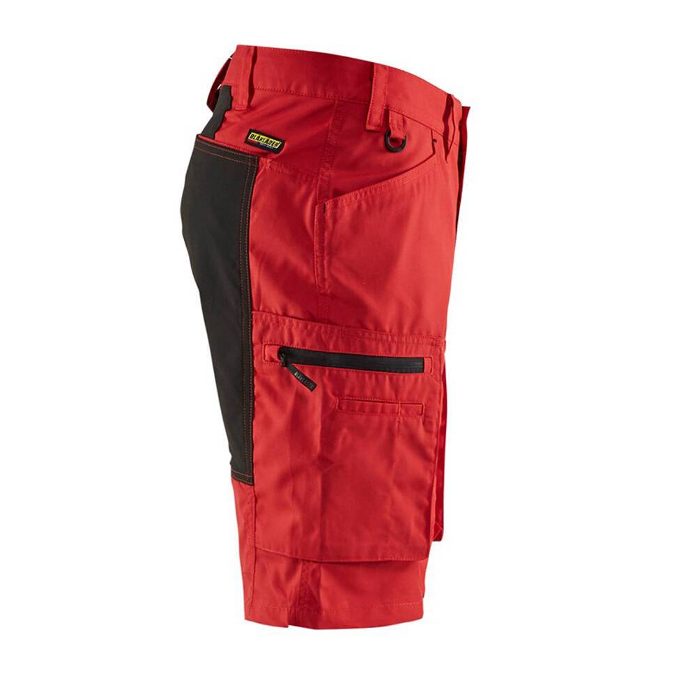 Short de travail services Blaklader STRETCH Rouge / Noir 44-2