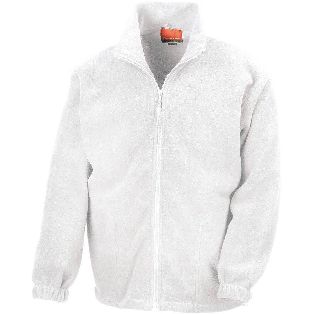 Veste de travail polaire zippée Result Blanc M