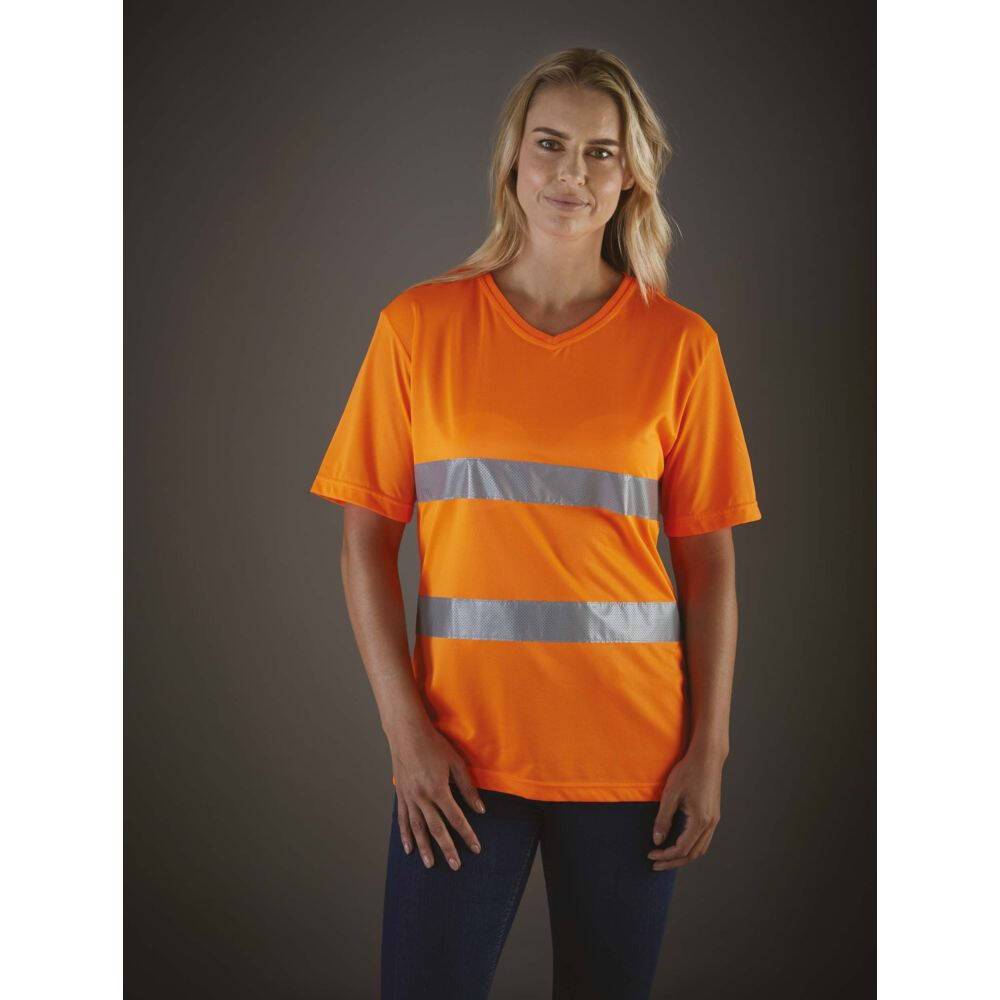 T-shirt haute visibilité Yoko TOP COOL Orange M-1