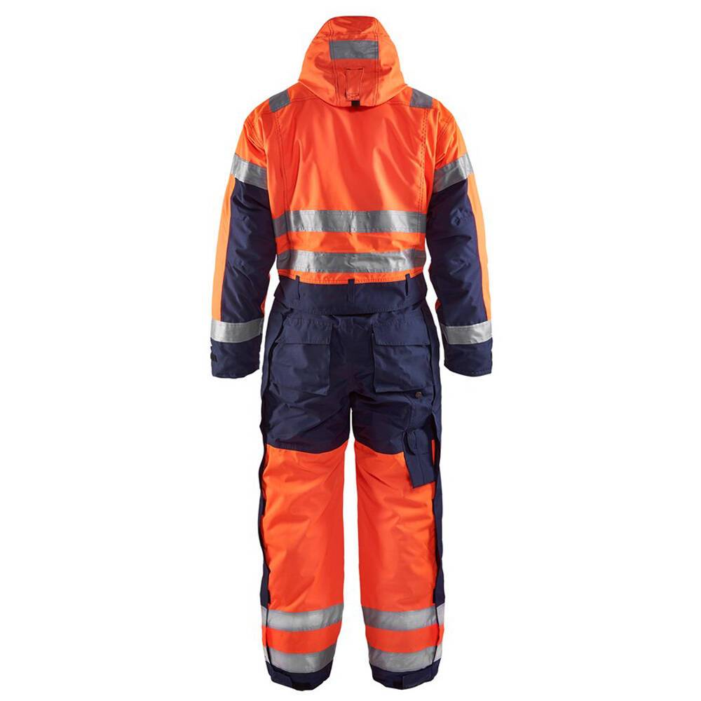 Combinaison haute visibilité imperméable Blaklader Matelassée Orange / Marine 48-1