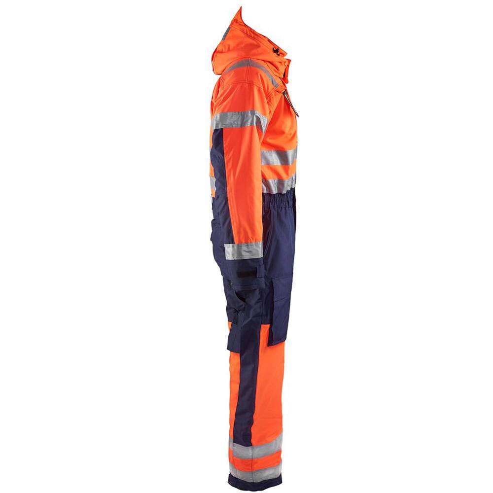 Combinaison haute visibilité imperméable Blaklader Matelassée Orange / Marine 48-2