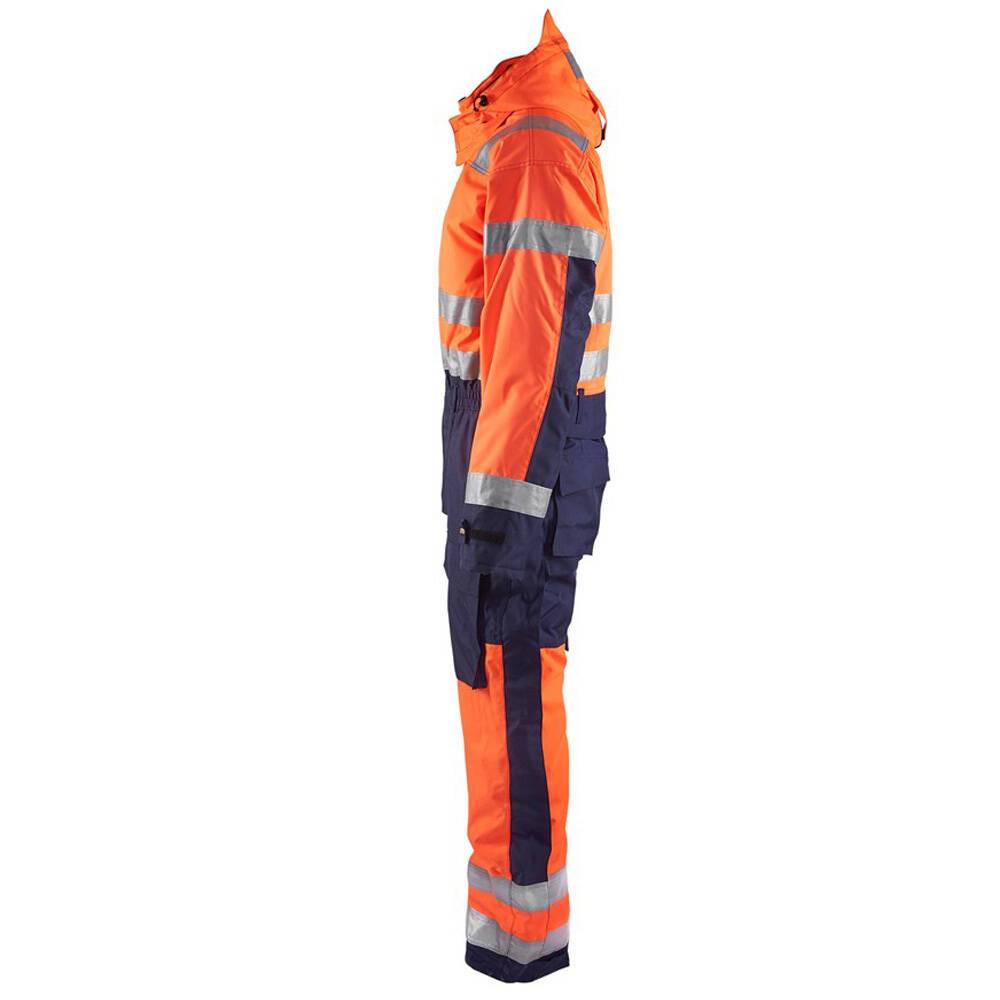 Combinaison haute visibilité imperméable Blaklader Matelassée Orange / Marine 48-3