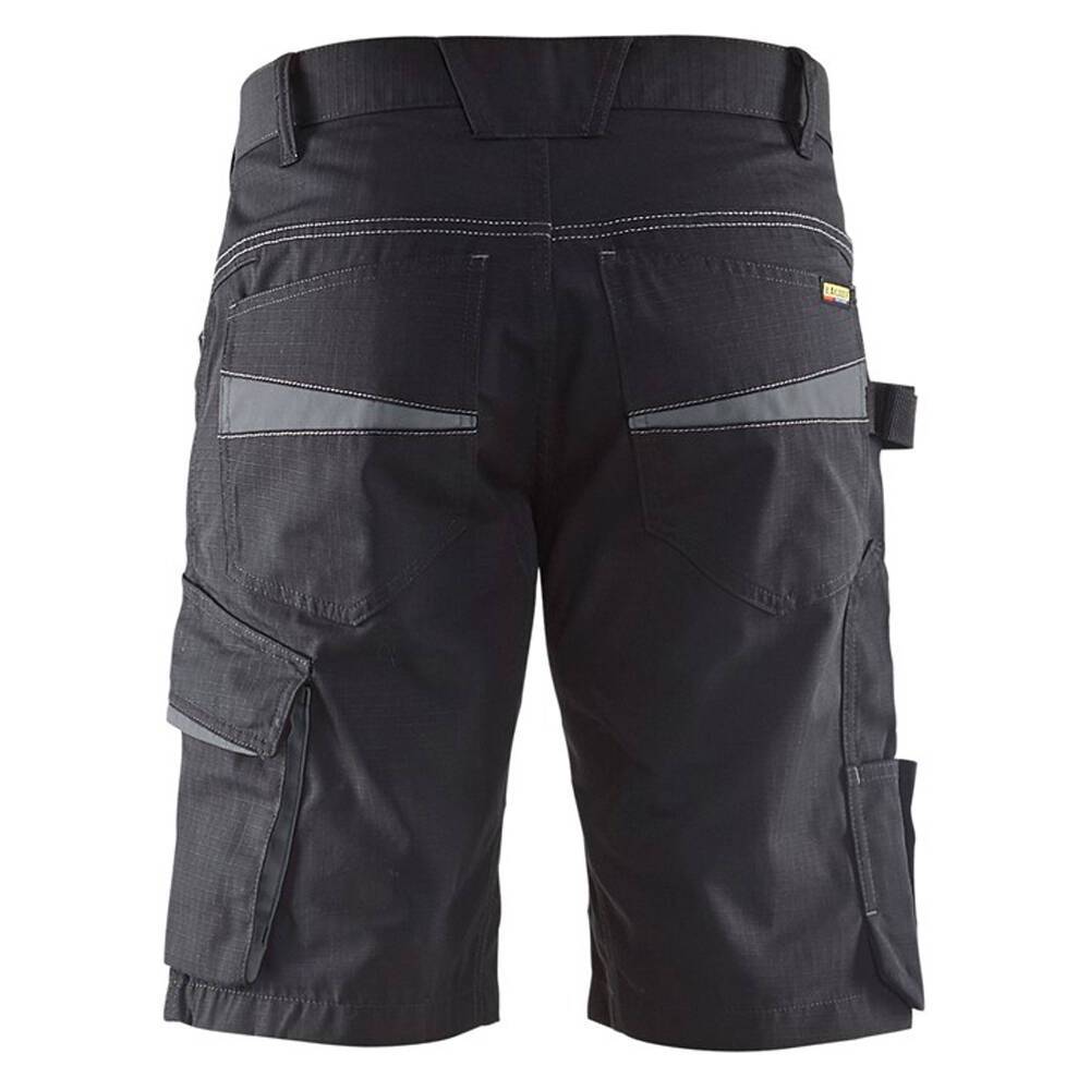 Short de travail Blaklader Ripstop Noir / Gris Foncé 44-1