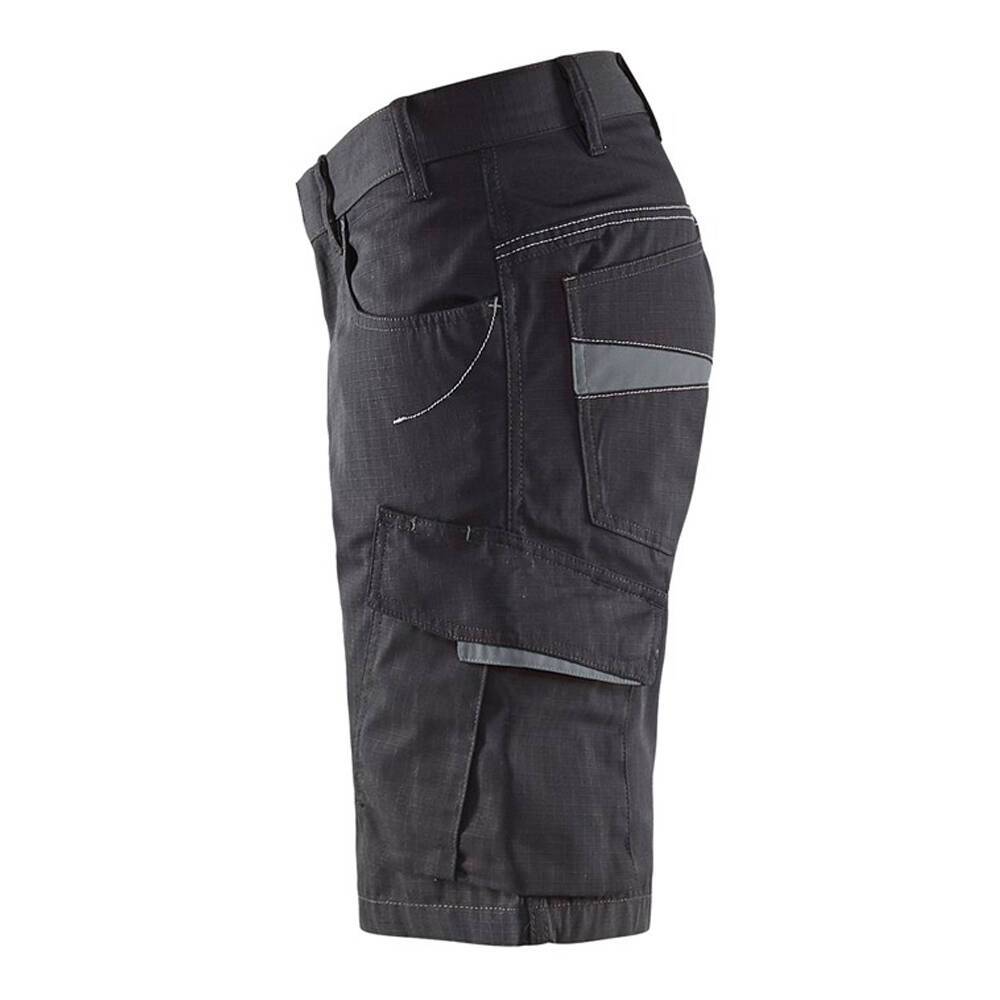 Short de travail Blaklader Ripstop Noir / Gris Foncé 44-3