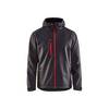 Veste softshell à capuche Blaklader Gris Foncé / Rouge L