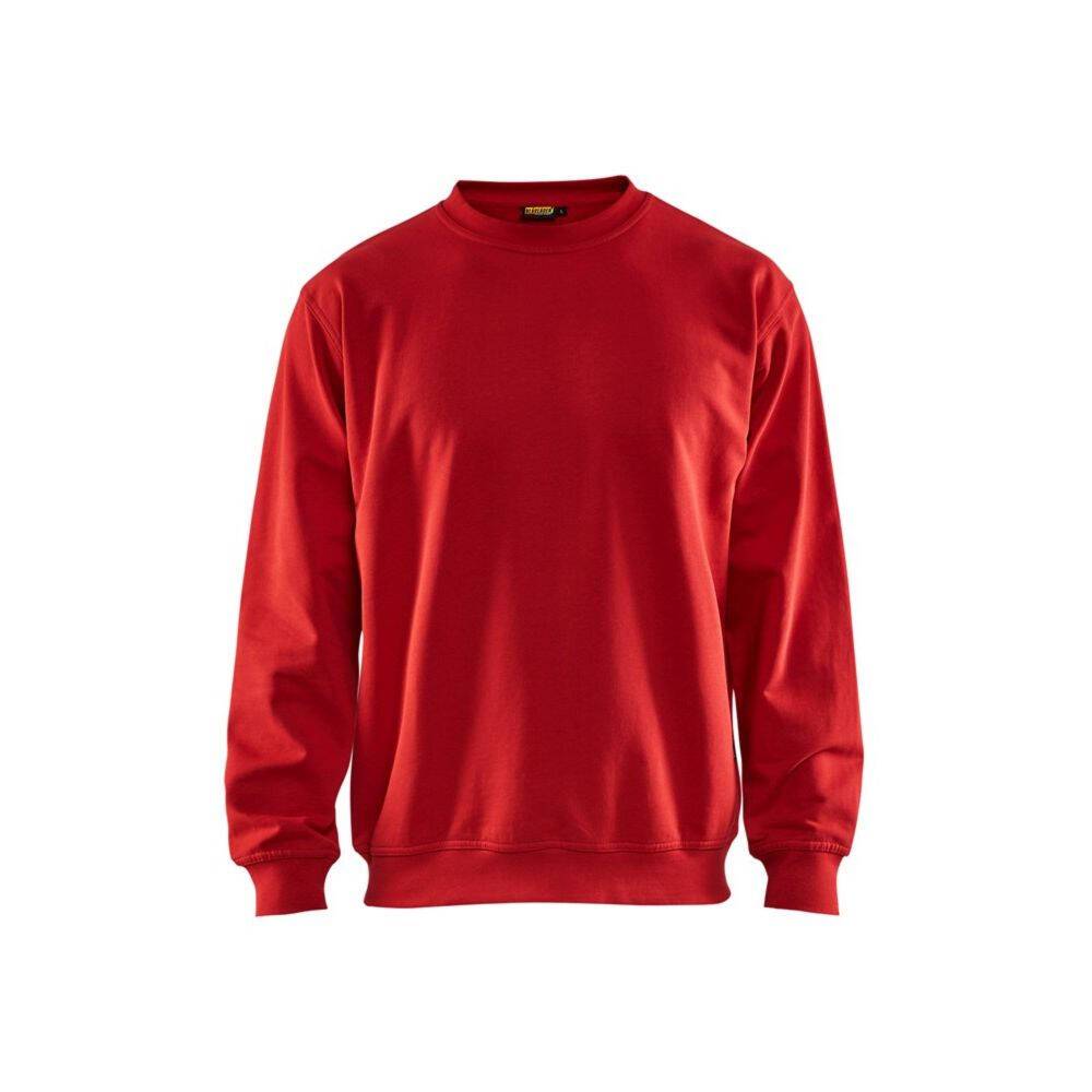 Sweat shirt de travail Blaklader col rond Rouge L-0