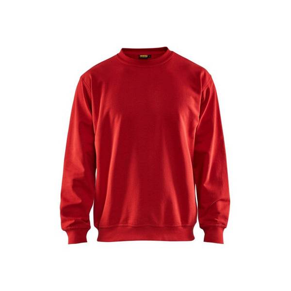 Sweat shirt de travail Blaklader col rond Rouge L