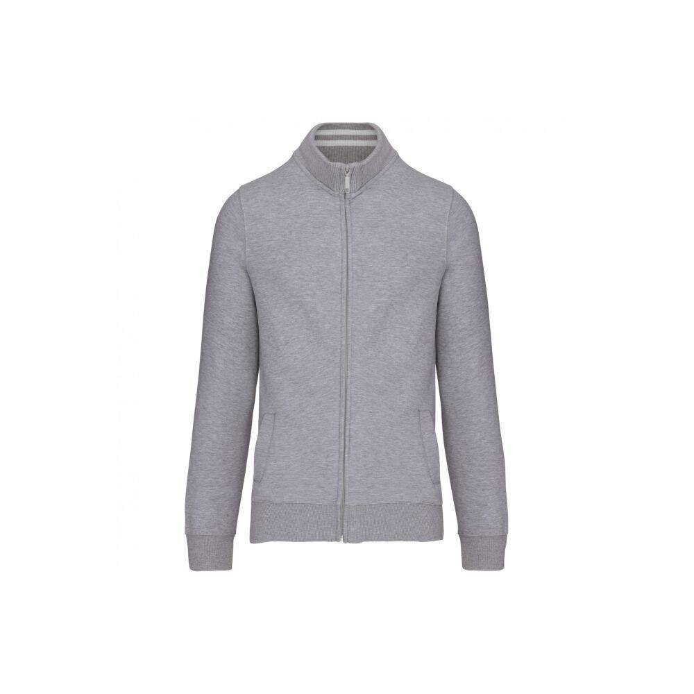 Veste molleton zippée KARIBAN Gris M