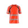 T-shirt haute visibilité anti-UV Blaklader Rouge / Noir XL