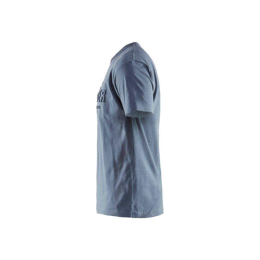 T-shirt imprimé 3D HOMME BLAKLADER Bleu Gris 4XL-3