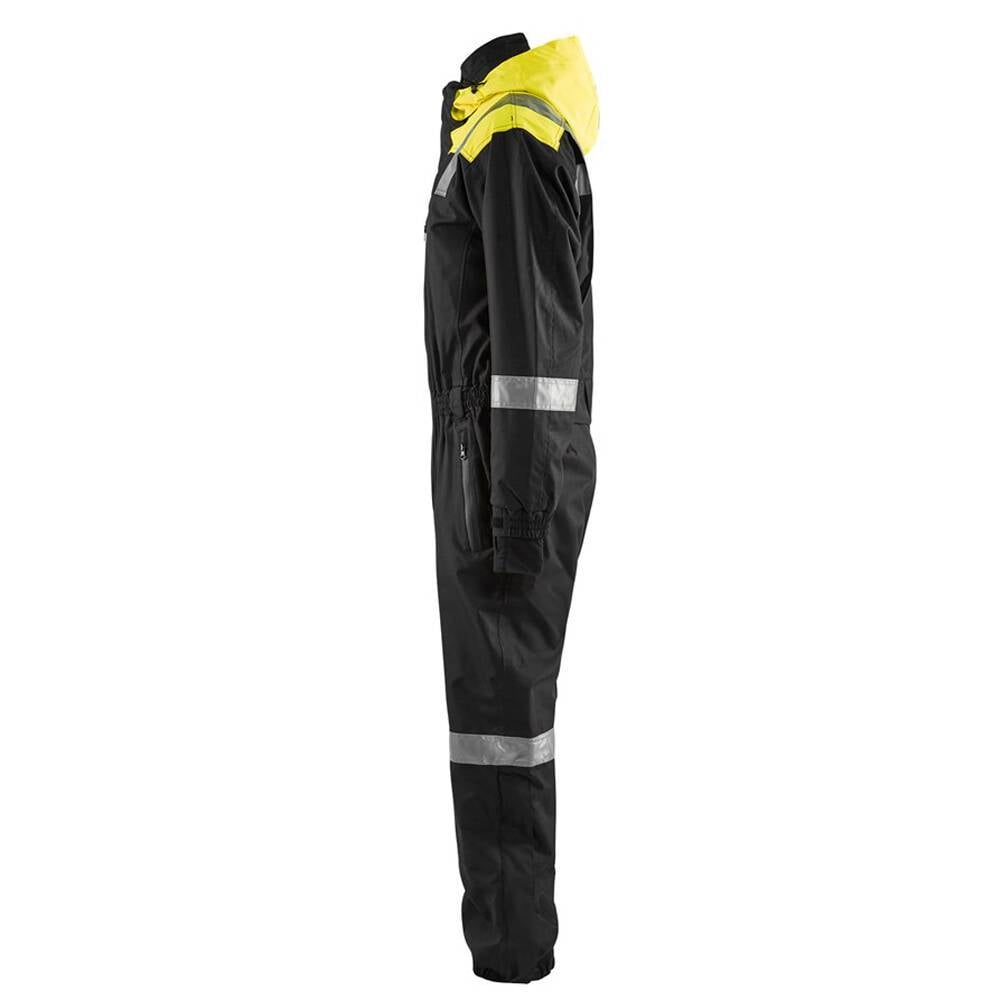 Combinaison Blaklader imperméable à capuche manches longues 100% polyester Noir / Jaune 54-2