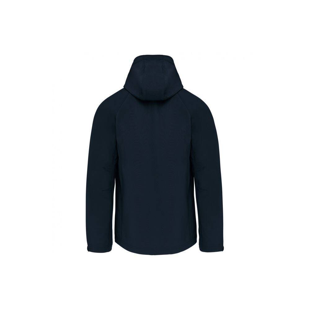 Veste softshell a capuche amovible KARIBAN Bleu Marine 3XL-1