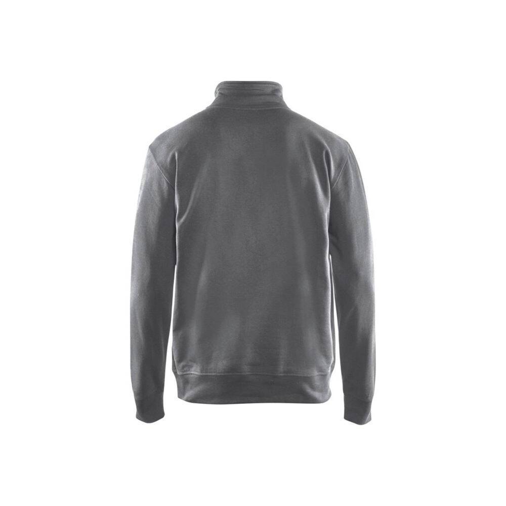 Sweat col camionneur Blaklader 100% coton Gris XS-1